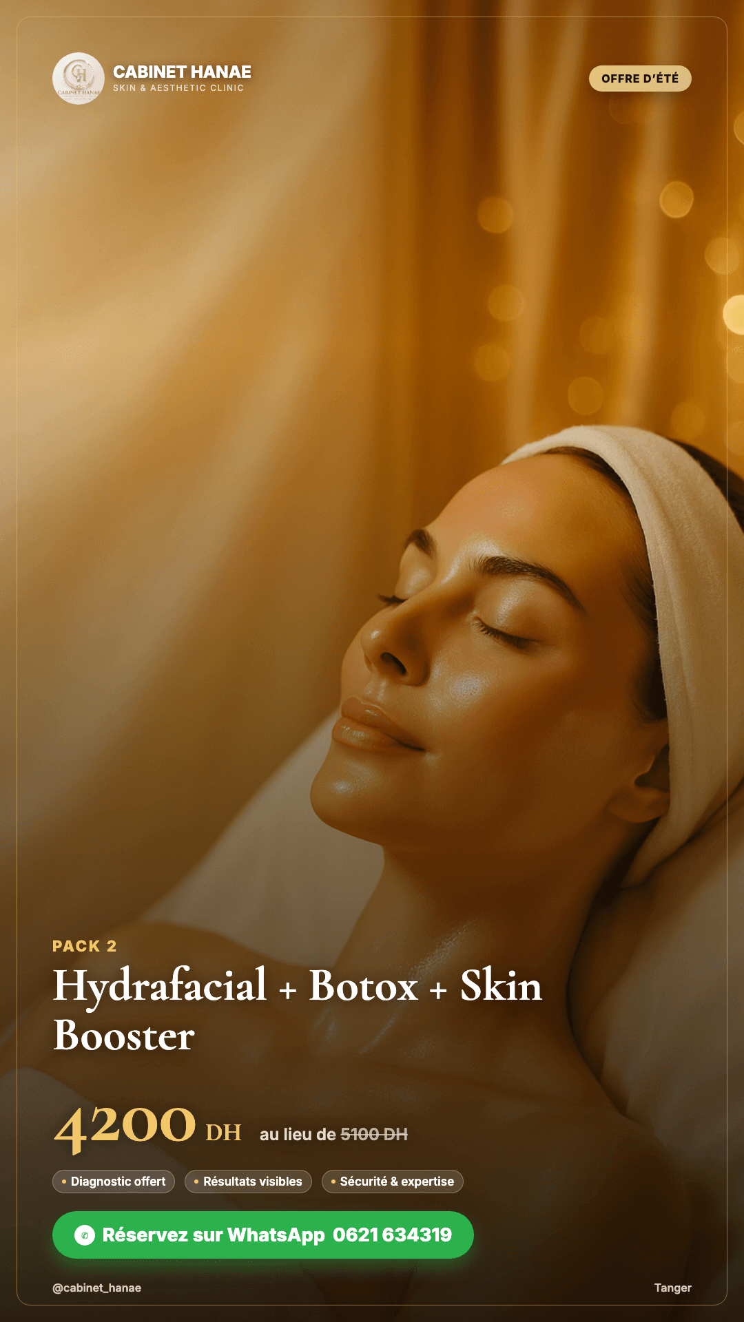 Pack Éclat Suprême — Hydrafacial + Botox + Skin Booster